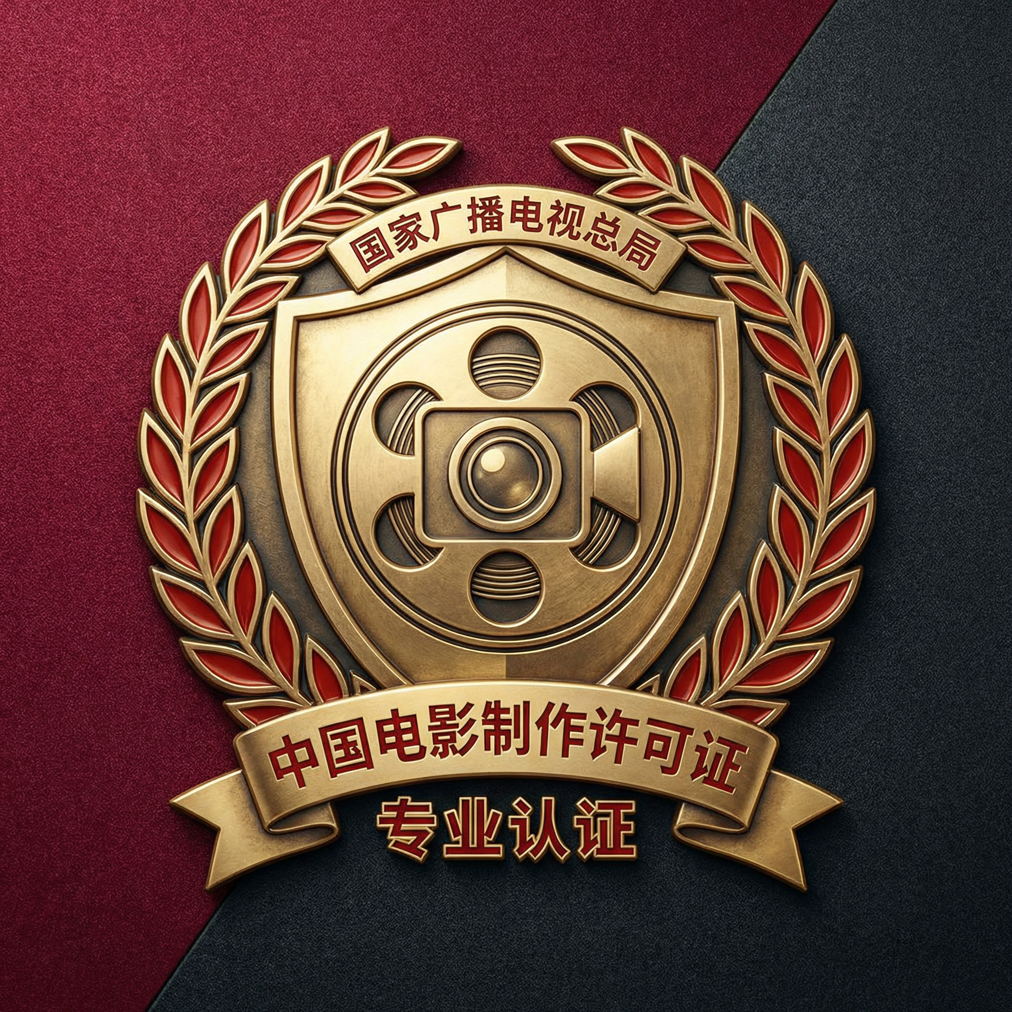爱液官网免费注册百度电影制作许可证徽章